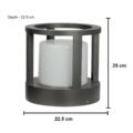 Modern Aluminium Round Capsule Gate Light - Outdoor Waterproof Gate Pillar Post - Image 3