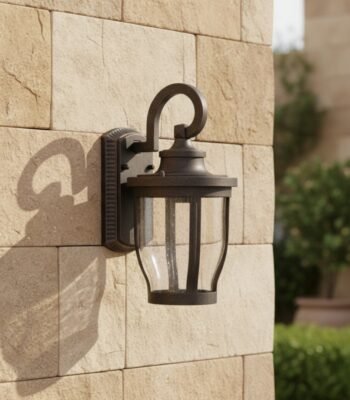 rustica lamp wall light day view