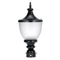 Modern Black Aluminium Serene Gate Light - Outdoor Gate Pillar Posts - Image 4