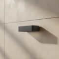Modern Design LED Sleek Box Wall Light, Grey Aluminium Outdoor Wall Fixture