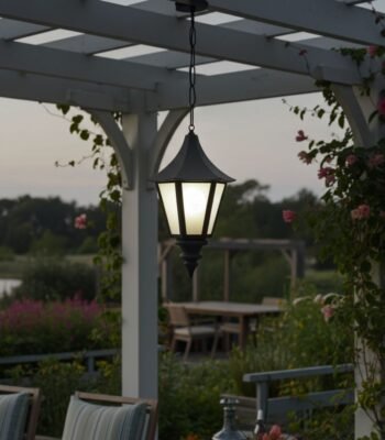 small harbor hanging night view