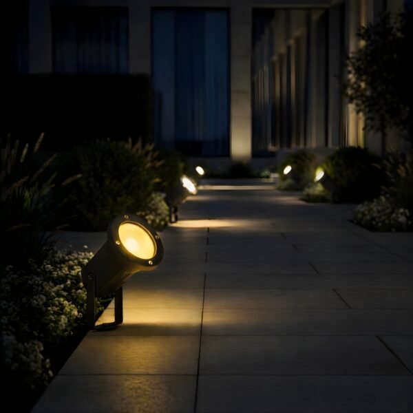 ul 3320 spike light night view