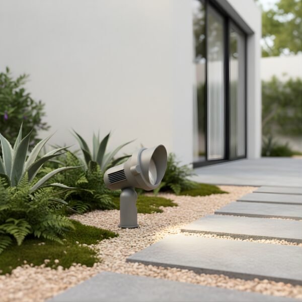 Modern UL 3371 Spike Light/Focus Light GU10 Aluminium With Glass Outdoor Garden & Pathway Light