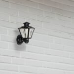 Victorian Black Aluminium Outdoor Vista Wall Light Sconce