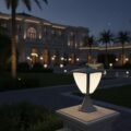 Modern Grey Aluminium Outdoor LED Lunara Gate Light With Philips driver - Image 2
