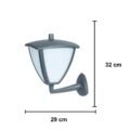 Modern Design Lunara Wall Light (Up) Grey LED With Philips Driver - Image 3