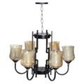 AmberLine 6-Lamp Chandelier - Image 4