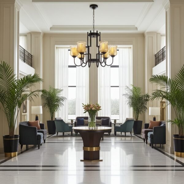 AmberLine 6-Lamp Chandelier