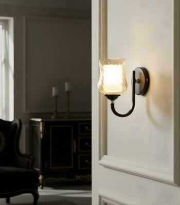 amberline wall light night view