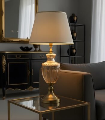 glisten table lamp night view