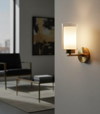 lucent wall light night view