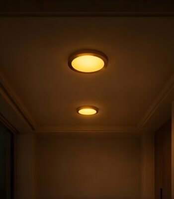 sol surface ceiling light 12w rd night view